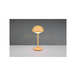 Reality Leuchten - Lampada elliot led appoggio esterno ip44 H.26cm ricaricabile con usb giallo brillante R52306183