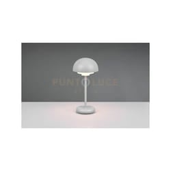 Reality Leuchten - Lampada elliot appoggio esterno ip44 H.26cm ricaricabile con usb giallo grigia R52306177