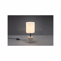 BEN LAMPADA DA TAVOLO BASE CEMENTO GRIGIO CON PARALUME BIANCO H. 35CM