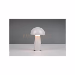 LENNON LAMPADA LED DA APPOGGIO DA ESTERNO RICARICABILE CON USB CON ACCENSIONE TOUCH 4 INTENSITA' GRIGIA H. 21,5CM IP44