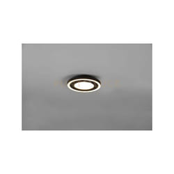 Reality Leuchten - Plafoniera carus led rotonda bordo nero R67222032