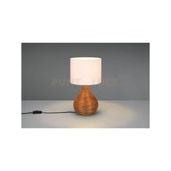 Trio - Lampada sprout in sisal H.39,5cm e paralume in colore naturale R51291036