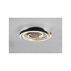 Trio Lighting - Plafoniera led, metallo, ottone satinato, D50 cm, Caya