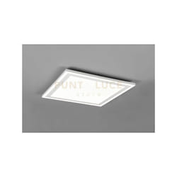 Reality Leuchten - Plafoniera carus led quadrata bordo bianco R67214331