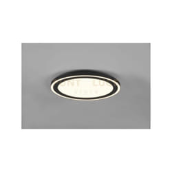 Reality Leuchten - Plafoniera carus led rotonda bordo nero R67224332