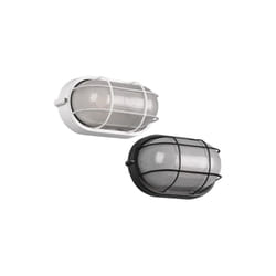 Plafoniere ovali trio algi 21 cm nere