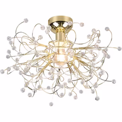Un'illuminazione accogliente e un'attrazione visiva: la serie GLORIA combina entrambe le cose con il suo design glamour. La l ...
