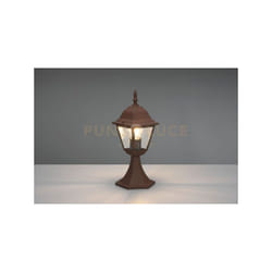 Trio Lighting - Palo livenza 4 lati fusione di alluminio ruggine 505760124