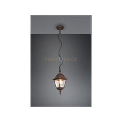 Trio Lighting - Sospensione livenza 4 lati fusione di alluminio ruggine 305760124