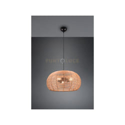 Trio - Sospensione inga reticolo rattan naturale 312200336