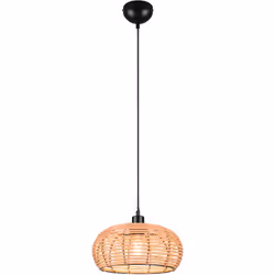 I materiali naturali sono di gran moda, così come la lampada INGA! Questa lampada a sospensione dal design intramontabile in  ...