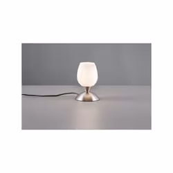 CUP II LAMP.ACCIAIO VE.CALICE SATINATO H15