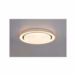 ATRIA PLAFONIERA LED BORDO NERO CON TELECOMANDO MULTIFUNZIONE CON DIFFUSORE EFFETTO CIELO STELLATO D.48CM