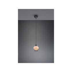 Reality Leuchten - Sospensione borka in rattan colore naturale R31261036