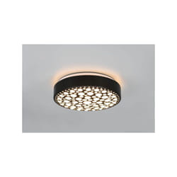 Reality Leuchten - Plafoniera chizu led rotonda nera R67162832