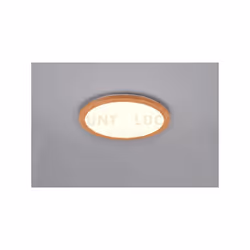 CAMILLUS PLAFONIERA LED ROTONDA BORDO EFFETTO LEGNO DIMMERABILE CON INTERRUTTORE D. 40CM