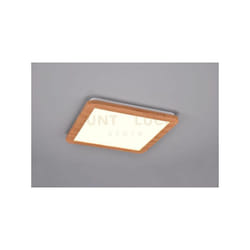 Reality Leuchten - Plafoniera Camillus led quadrata effetto legno R62931835