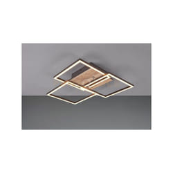 Reality Leuchten - Plafoniera Mobile led con 3 quadrati metallo nero R62883135