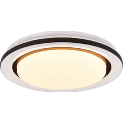 Reality Leuchten - Plafoniera led rgb, bianco, D38 cm, Cartida