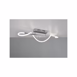 ARGOS PLAFONIERA LED TUBO FLESSIBILE ILLUMINATO A 360° CON STRUTTURA METALLO CROMATO L. 105CM