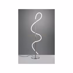 ARGOS Lampade da terra LED TUBO FLESSIBILE ILLUMINATO A 360° CON STRUTTURA METALLO CROMATO H. 140CM