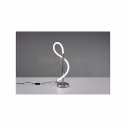 ARGOS LAMPADA DA TAVOLO LED TUBO FLESSIBILE ILLUMINATO A 360° CON STRUTTURA METALLO CROMATO H. 140CM