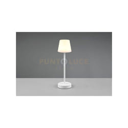 Reality Leuchten - Lampada esterno Martinez ricaricabile bianca R54086131
