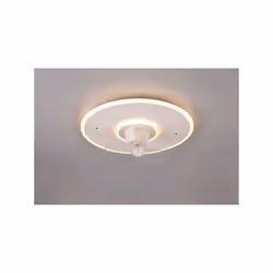 NYBRO PLAFONIERA LED BIANCA CON Ventilatori a soffitto CON TELECOMANDO MULTIFUNZIONE D. 50CM