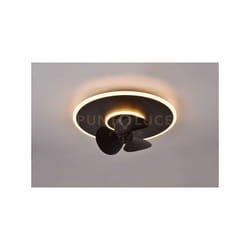 Plafoniera Nybro led nera R64133132