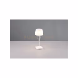 SANCHEZ LAMPADA DA ESTERNO DA APPOGGIO RICARICABILE BIANCA CON REGOLAZIONE INTENSITA', TEMPERATURA DI COLORE E RGB H.30CM IP4 ...