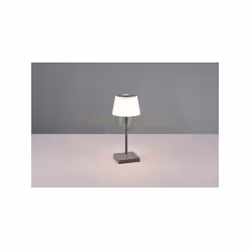 SANCHEZ LAMPADA DA ESTERNO DA APPOGGIO RICARICABILE ANTRACITE CON REGOLAZIONE INTENSITA', TEMPERATURA DI COLORE E RGB H.30CM  ...