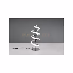 LAOLA LAMPADA DA TAVOLO SPIRALE CROMATA DIMMERABILE TOUCH H. 46CM