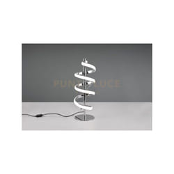 Lampada da tavolo LAOLA spirale cromata R54181106