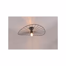 CHAPEAU PLAFONIERA METALLO NERO D.60CM