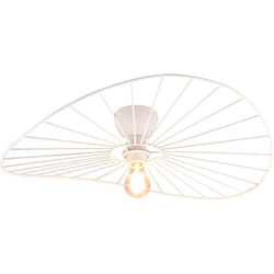 Trio - Plafoniera, metallo, bianco, d 60 cm, Chapeau