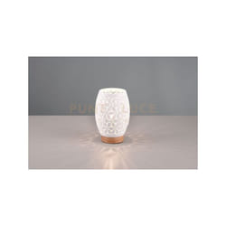 Reality Leuchten - Lampada da tavolo bidar metallo bianco R51571031