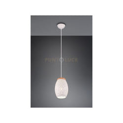 Reality Leuchten - Sospensione bidar metallo bianco taglio laser R31571031