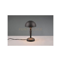 Reality Leuchten - Lampada da tavolo canaria metallo nero e oro R59561180
