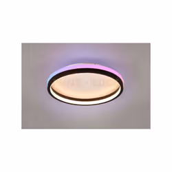 HIKO PLAFONIERA LED ROTONDA CON BORDO NERO E FUNZIONE RGB RETRO ILLUMINATA CON TELECOMANDO MULTIFUNZIONE D. 40CM