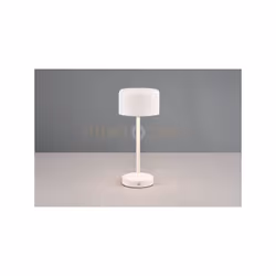 JEFF LAMPADA DA APPOGGIO RICARICABILE METALLO BIANCO ACCENSIONE TOUCH H. 30CM
