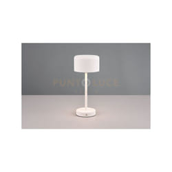 Reality Leuchten - Lampada jeff ricaricabile metallo bianco R59151131