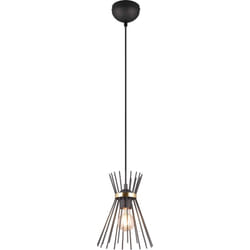 Trio - Sospensione rod bacchette di metallo nero e oro R31531080