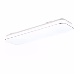 Plafoniera led rettangolare Trio Lighting Blanca 28W 4000K bianco - R64144301 Finitura:-Colore Bianco-Materiale Plastica Cara ...