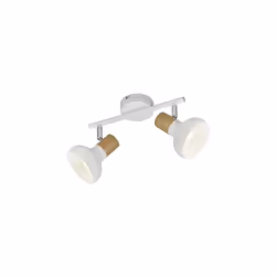 Faretto Trio Lighting Latika 2x E14 max 10W bianco opaco - R81522031 Finitura:Colore: bianco opacoMateriale: metallo Sfumatur ...