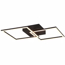 Plafoniera led Trio Lighting Trail 20W 3000K nero opaco - R64492132 Finitura:-Colore Nero opaco-Materiale Metallo Caratterist ...