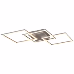 Plafoniera led Trio Lighting Trail 31W 3000K Titano - R64493187 Plafoniera girevole montabile sia a parete che a soffitto Fin ...