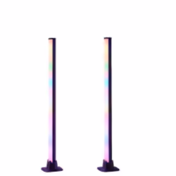 Lampade da tavolo led rgb Trio Lighting Gaming Boy 5W nero 2pz - R55392102 Lampade da tavolo led rgb gaming controllabili con ...
