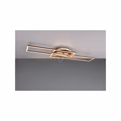 TWISTER PLAFONIERA LED RETTANGOLARE CAFFE' ORIENTABILE CON BASE ILLUMINATA ROTONDA CON TELECOMANDO MULTIFUNZIONE L. 91CM