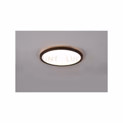 AUREO PLAFONIERA LED BORDO NERO CON TELECOMANDO MULTIFUNZIONE RETRO ILLUMINATA RGB D. 30CM