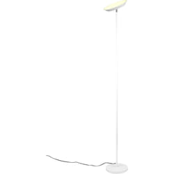 Trio Lighting - Lampada da terra led, metallo, bianco, h 180 cm, Specter